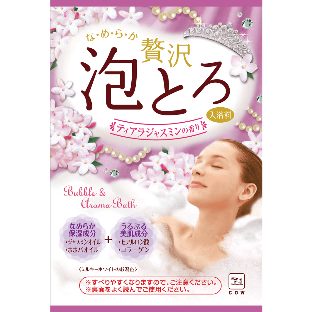 お湯物語 贅沢泡とろ 入浴料 ティアラジャスミンの香り お湯物語 贅沢泡とろ 入浴料 ティアラジャスミンの香り